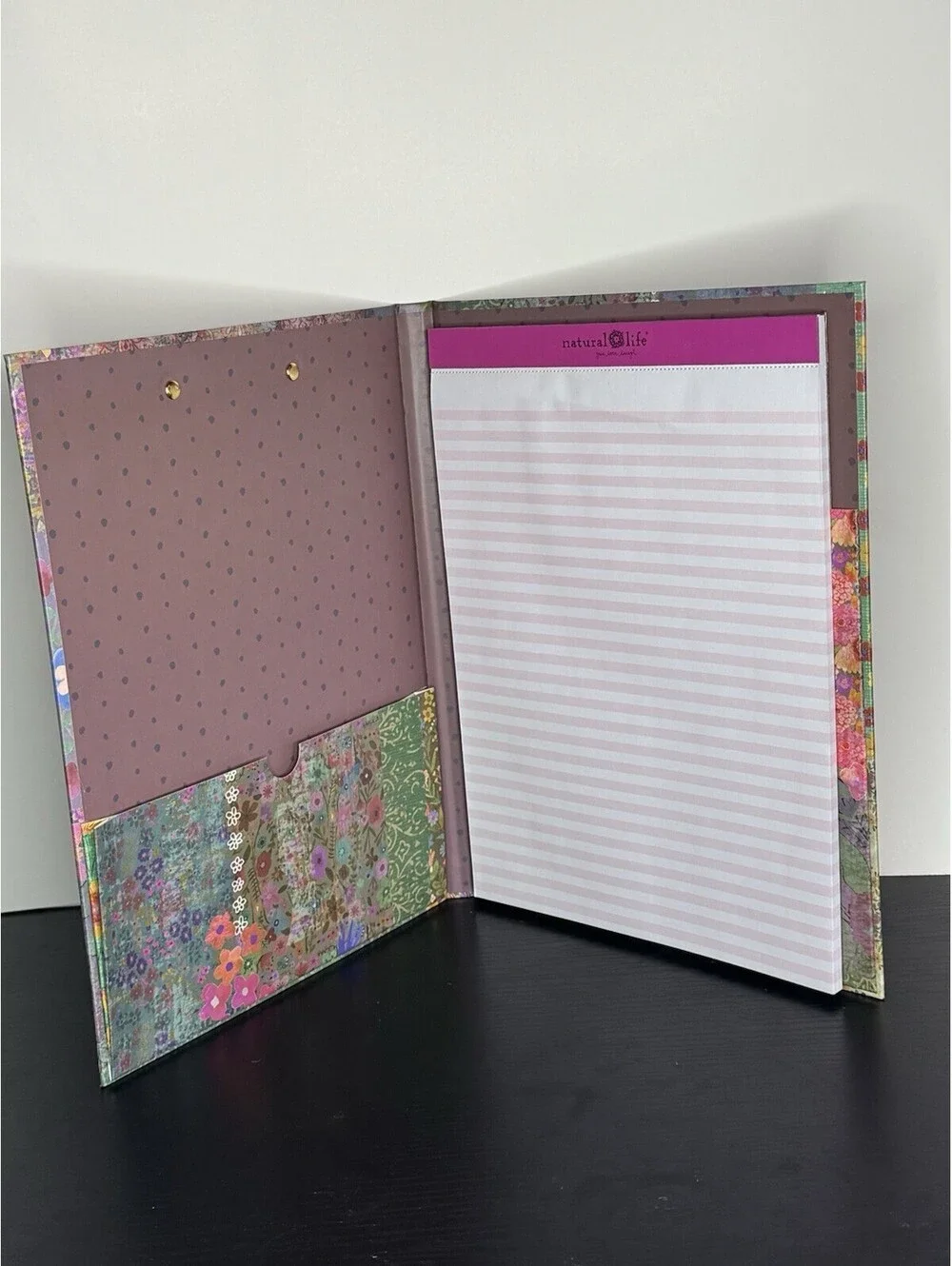 Natural Life Clipfolio with Notepad NEW